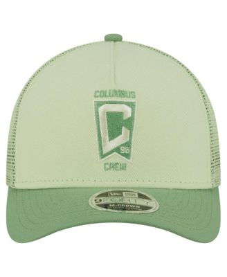 Мужская зеленая кепка дальнобойщика Columbus Crew Color Pack 9FORTY M-Crown с регулируемой А-образной рамкой от New Era