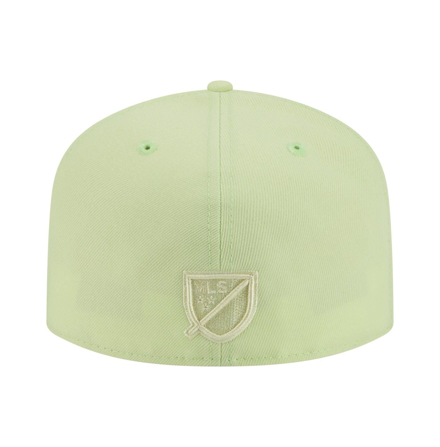 Мужские головные уборы New Era Green Inter Miami CF Color Pack A-Frame 59FIFTY Fitted Hat — фото 3