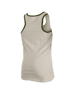 Women's Cream Baltimore Orioles Armed Forces Tank Top