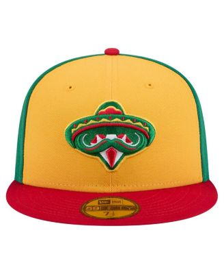 Мужская шляпа New Era Gold Arkansas Travelers Copa de la Diversion 59, приталенная по фигуре.