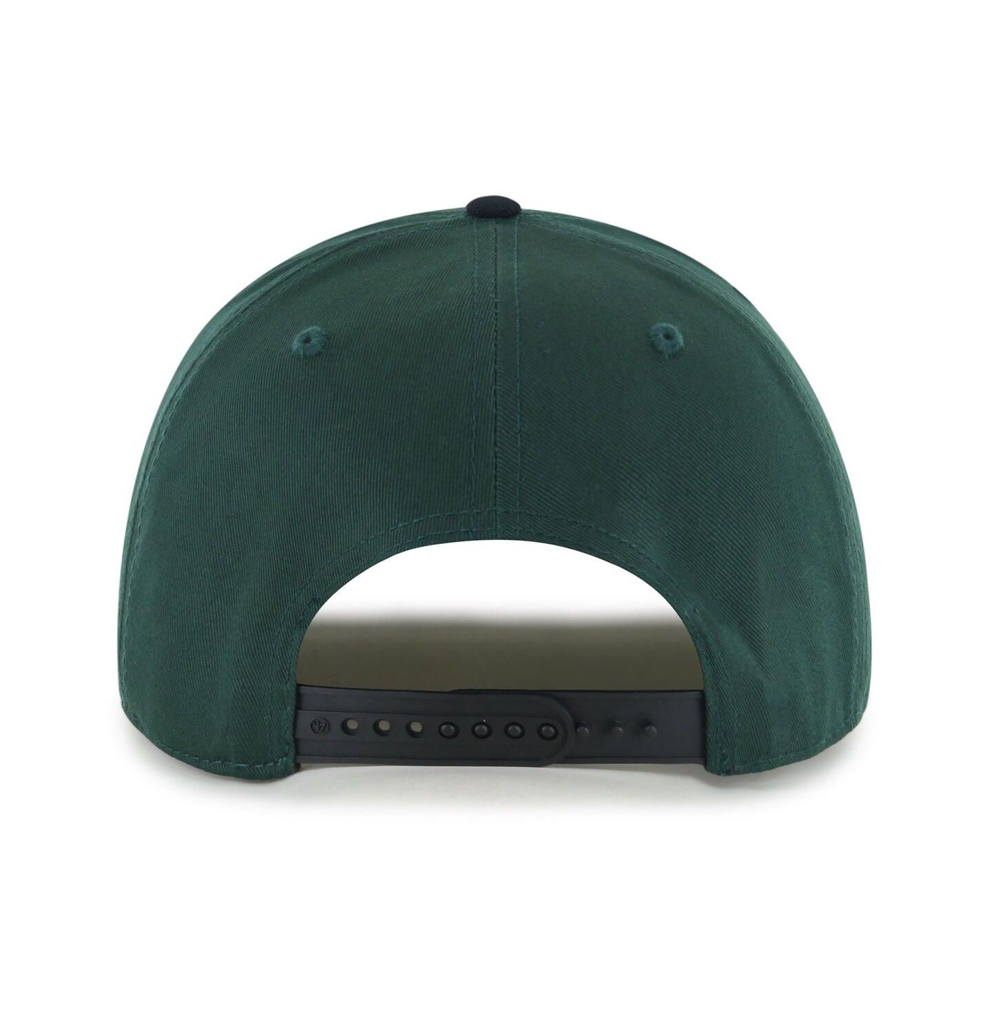Мужская кепка '47 Brand Hunter Green/Black Milwaukee Bucks Drop Shadow Rope Hitch Adjustable Hat — фото 4