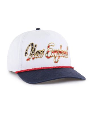 Брендовая мужская белая шляпа New England Patriots 47-го года выпуска, патриотическая, с регулируемым козырьком