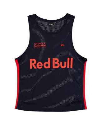Мужская темно-синяя сетчатая майка Red Bull Racing из баскетбольной сетки новой эры