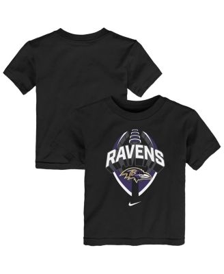 Nike - Toddler Black Baltimore Ravens Icon Legend T-Shirt
