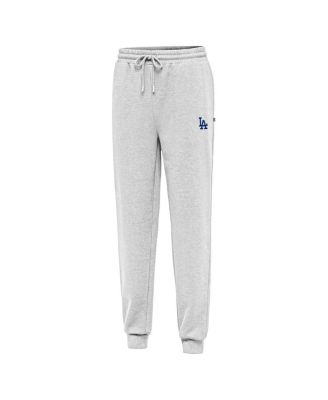 Мужские брюки для бега трусцой Los Angeles Dodgers Idol от Antigua Heather Grey