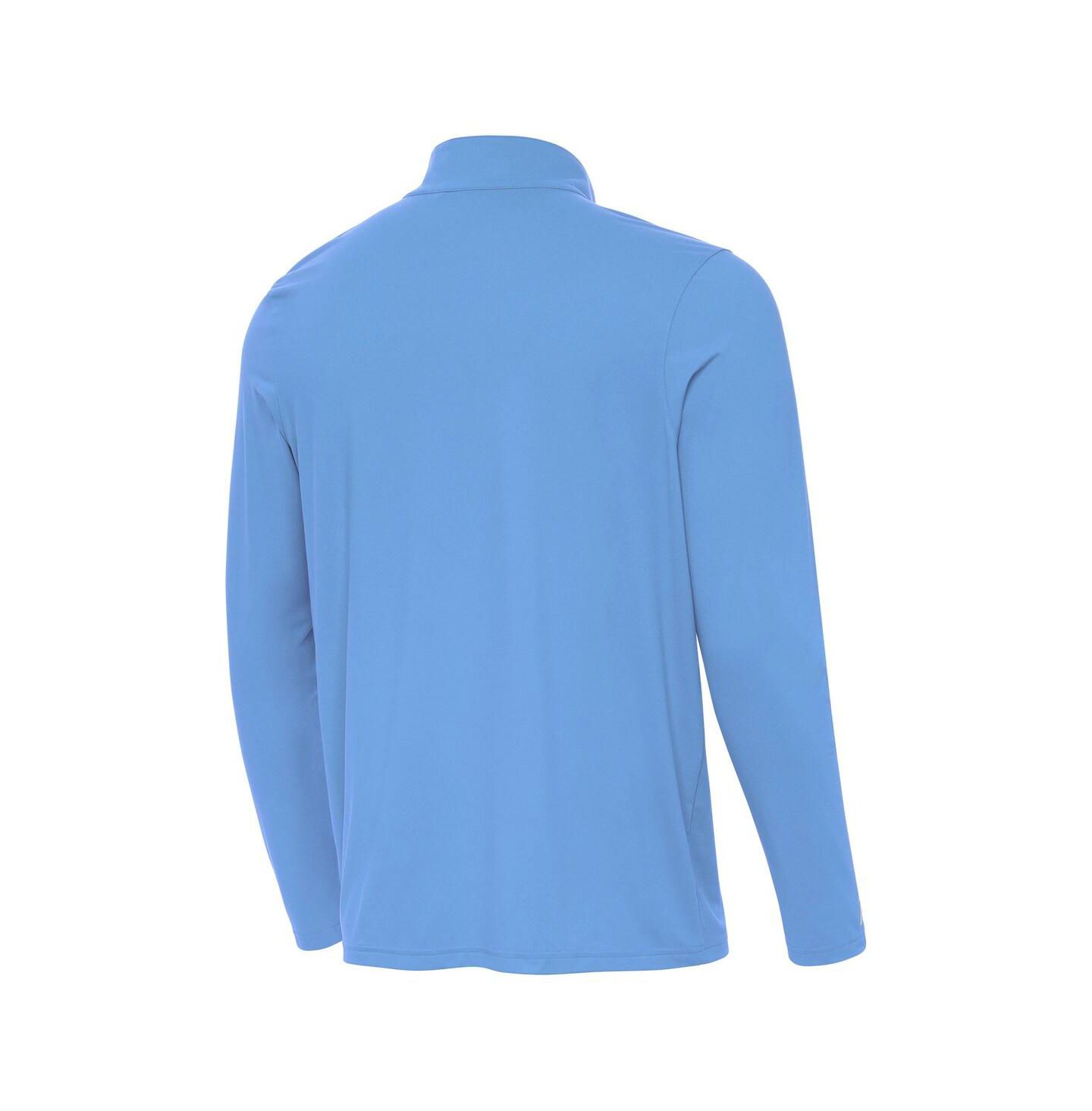 Мужской свитшот Antigua Powder Blue Boston Red Sox Intent Quarter-Zip — фото 3
