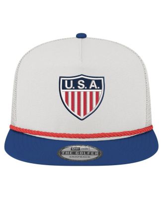 Men's White USMNT 1950 Retro Golfer Adjustable Hat