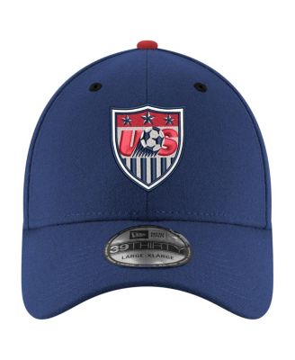 Мужская темно-синяя шляпа New Era USMNT 1995 в стиле ретро 39-ГО размера Flex