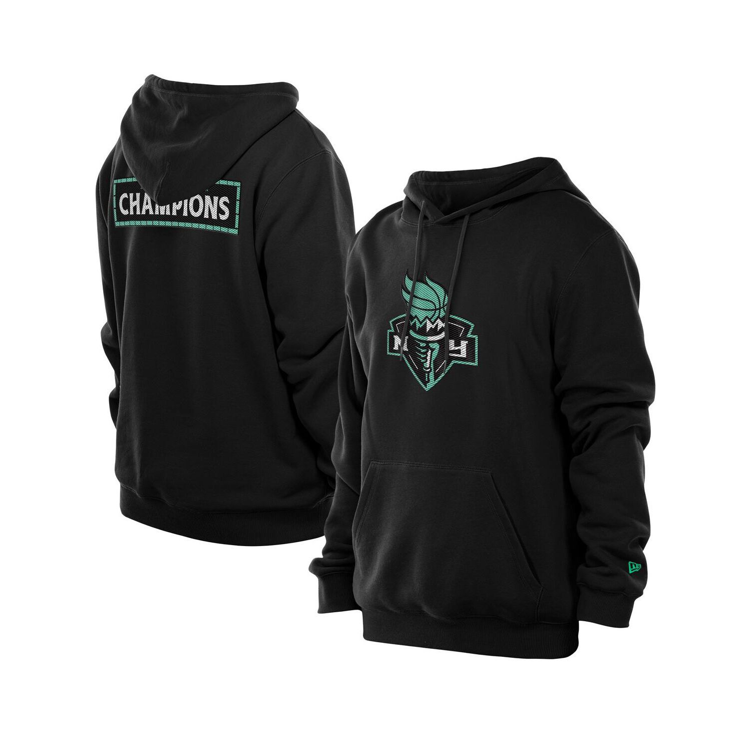 Men's Black New York Liberty Champions Premium Pullover Hoodie Sweatshirt