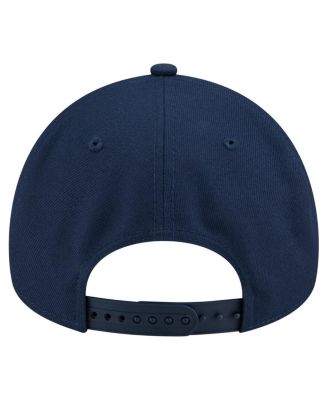 Men's Navy Indiana Fever Core Logo A-Frame 9FORTY Adjustable Hat