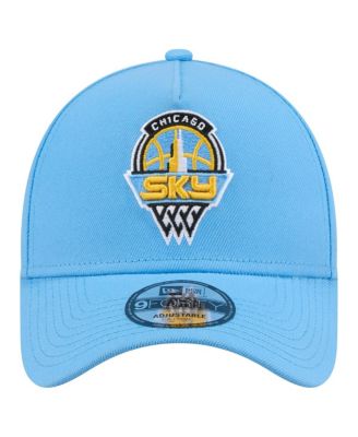Мужская небесно-голубая шляпа с логотипом Chicago Sky Core A-образной оправы New Era с регулируемой длиной 9 футов