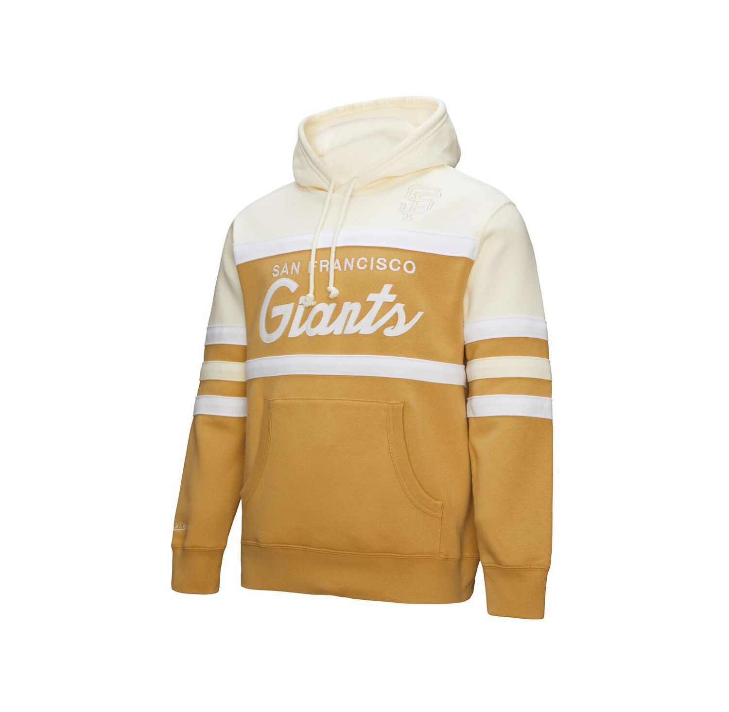 Men's Tan/Cream San Francisco Giants Head Coach Pullover Hoodie