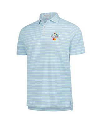 Мужская светло-голубая рубашка поло Arnold Palmer Invitational Atrium Performance от Питера Миллара