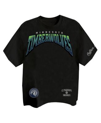 Мужская черная футболка премиум-класса из коллекции Two Hype Minnesota Timberwolves Drip Dime Collection от Two Hype