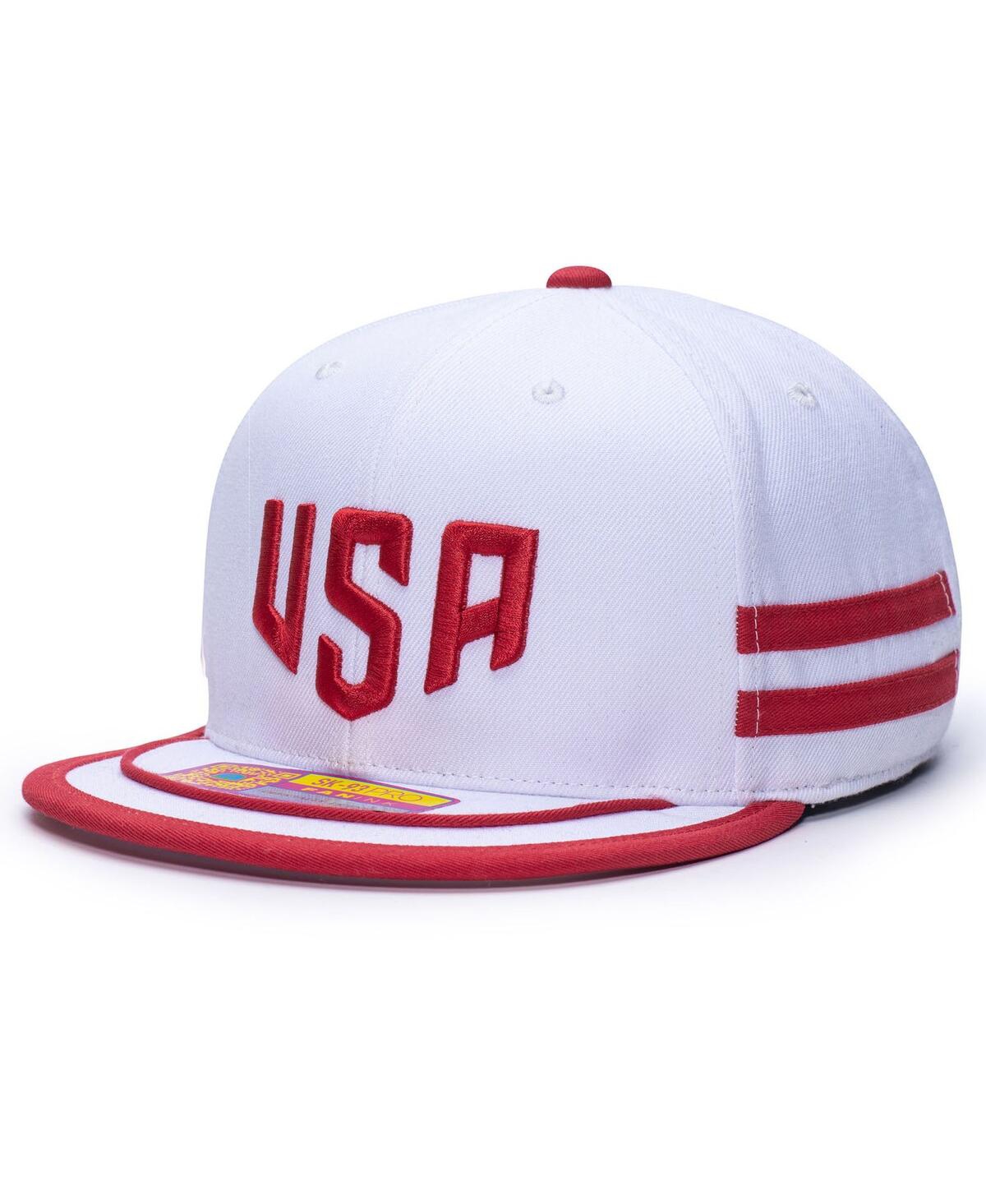Men'sÂ White Usmnt Off-Shore Snapback Hat - White