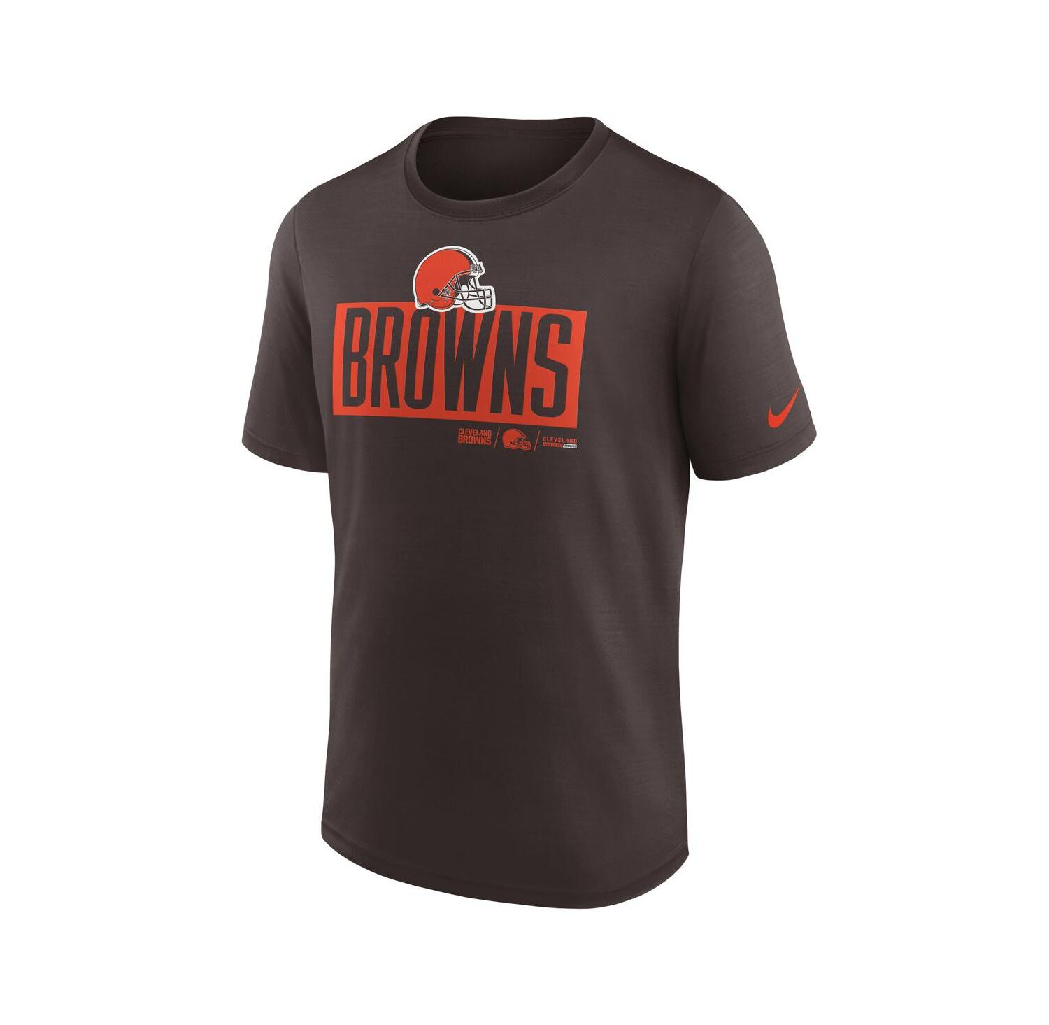 Men's Brown Cleveland Browns Exceed Performance T-Shirt