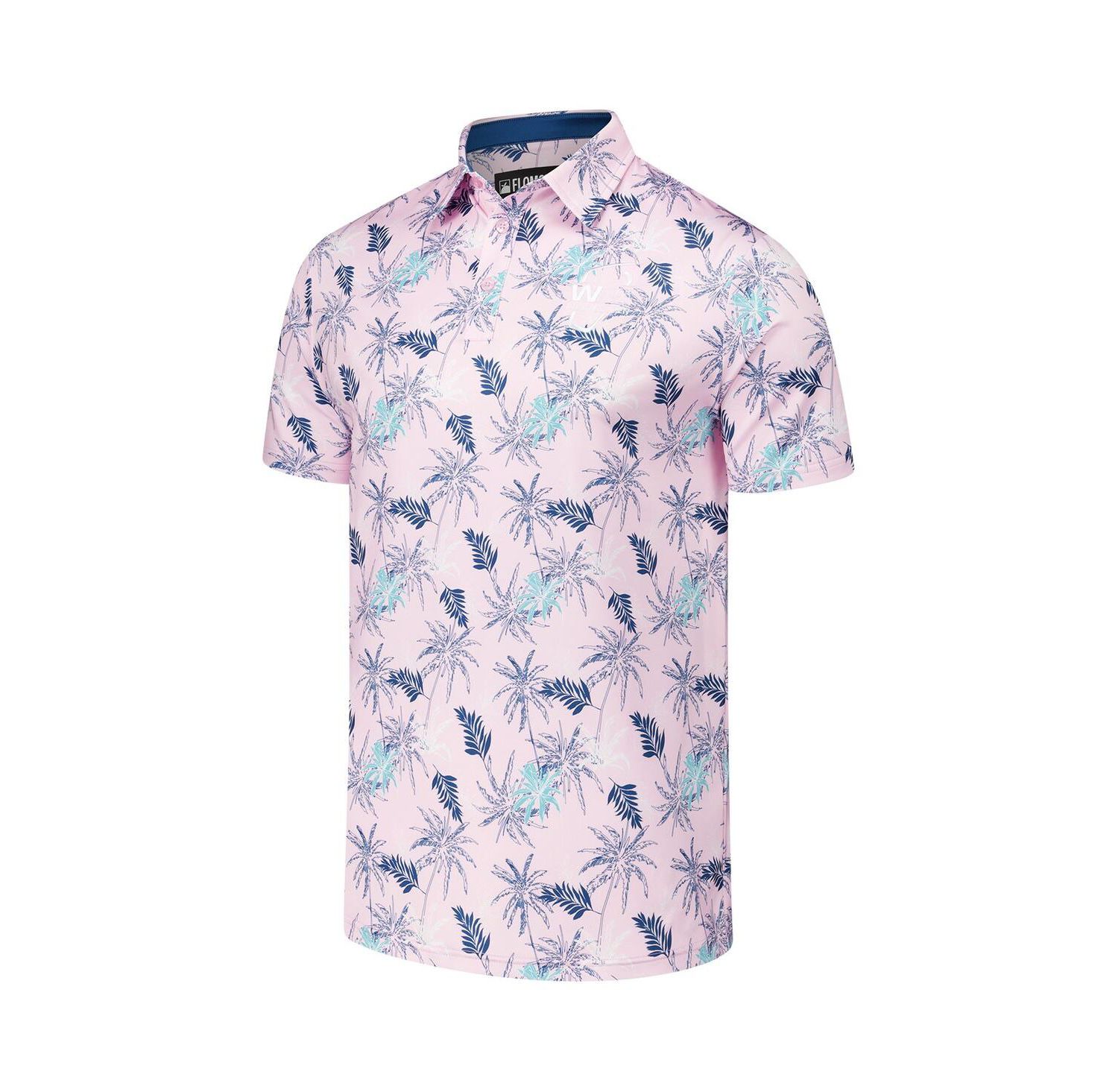 Men's Light Pink WM Phoenix Open Breezy Banks Polo Shirt