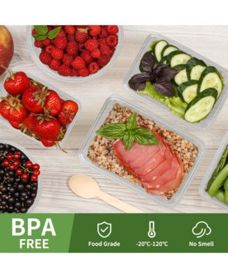 32 Pcs (16Pack) BPA-free Food Storage Containers Set with Lids