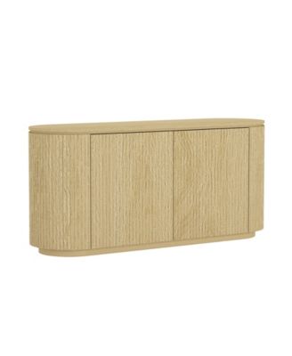 Olivia 60" Modern 4-Shelf Sideboard