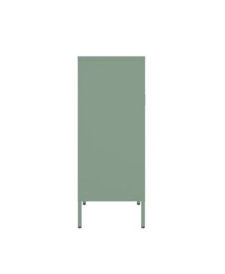 Amelia 31.5" Modern 3-Shelf Accent Cabinet