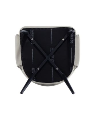 Tremont Leatherette Upholstered Dining Armchair