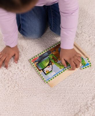 Melissa and Doug Kids Puzzle, Construction Vehicles Jigsaw Puzzles in a Box