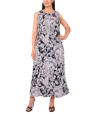 MSK - Plus Size Sleeveless Jersey Maxi Dress