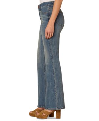 Petite "Ab"solution High Rise Out There Flare Jeans