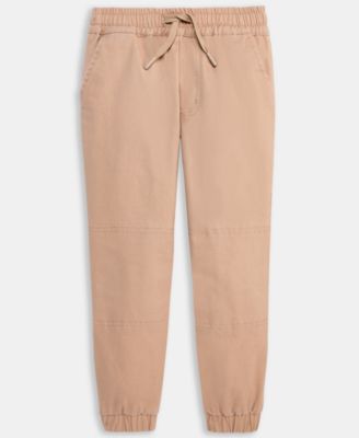 Toddler Boys Drawstring Twill Jogger Pants