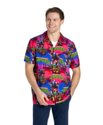 Men's Hawaiian Shirt - Short Sleeve Shirt - Sonic Retro