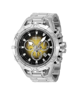 Мужские часы Invicta 47848 Reserve с кварцевым хронографом и черным желтым циферблатом