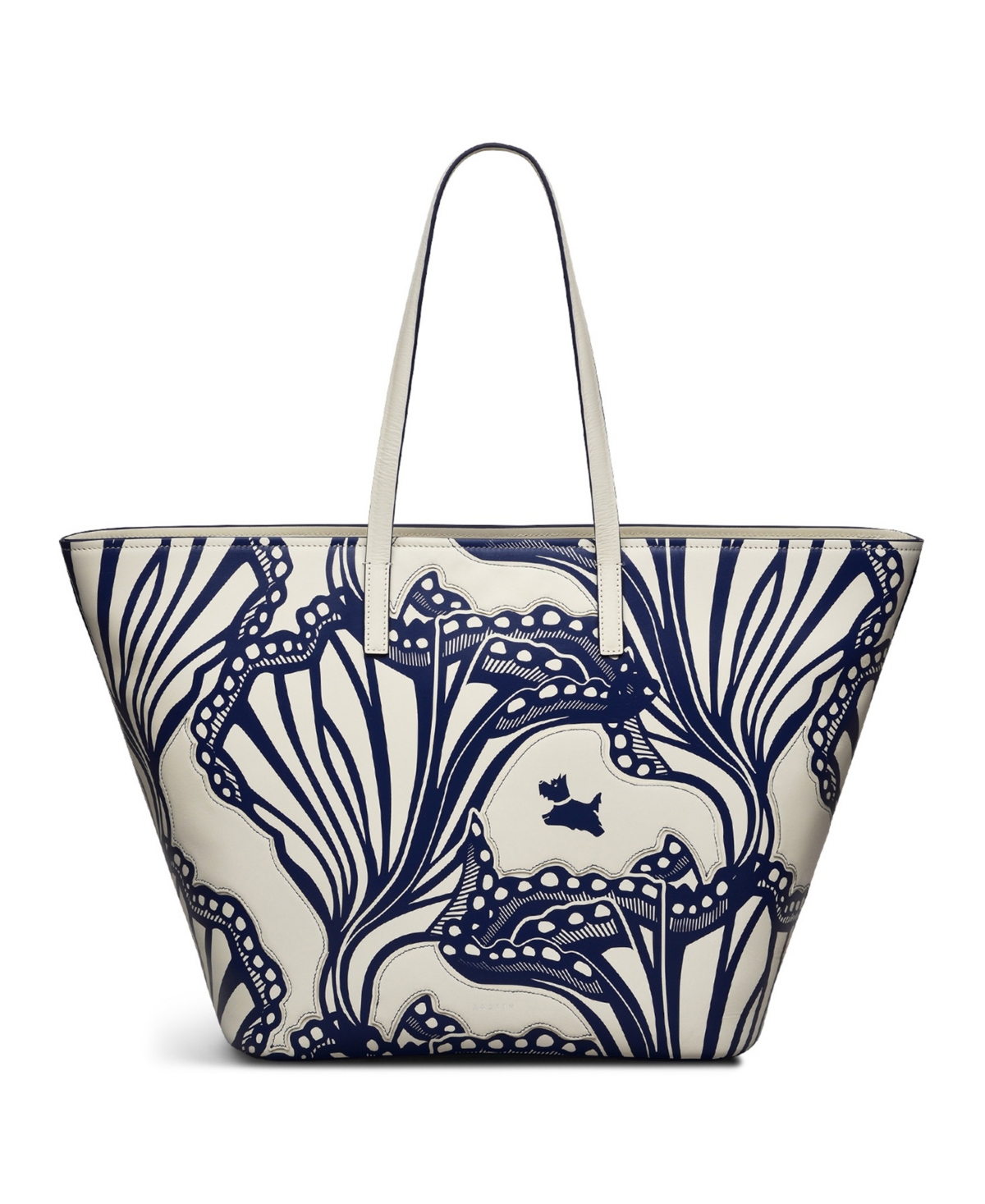 Under Sea Open Top Tote Bag - Chalk