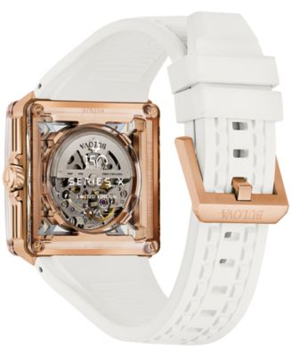 Limited Edition 150th Anniversary Marc Anthony Men's Series X SE Automatic White HNBR Rubber Strap Watch 39mm