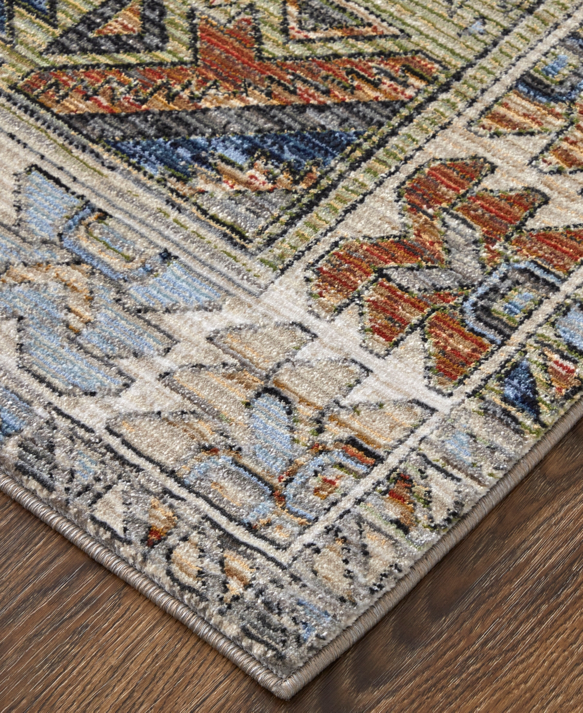 Feizy Melrose 39p0f 2'6"x7'3" Runner Area Rug In Multi