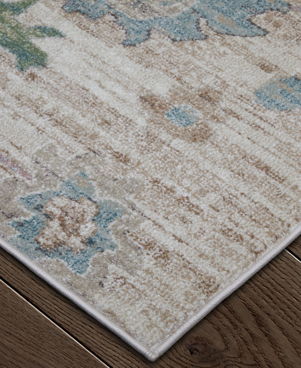 Feizy Dartmouth 39qkf 6'4"x9'2" Area Rug In Multi
