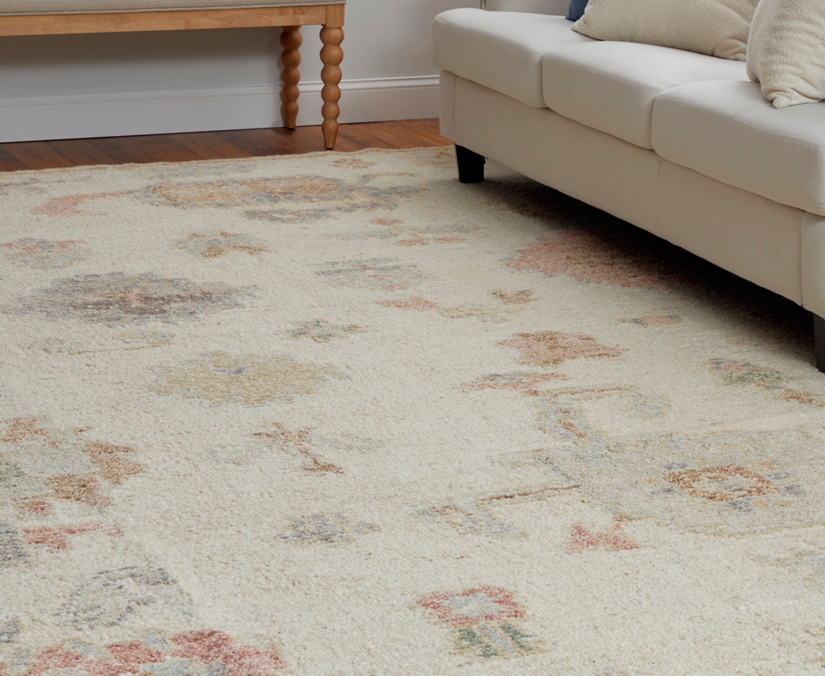 Feizy Grafton 69flf 7'9"x9'9" Area Rug In Neutral