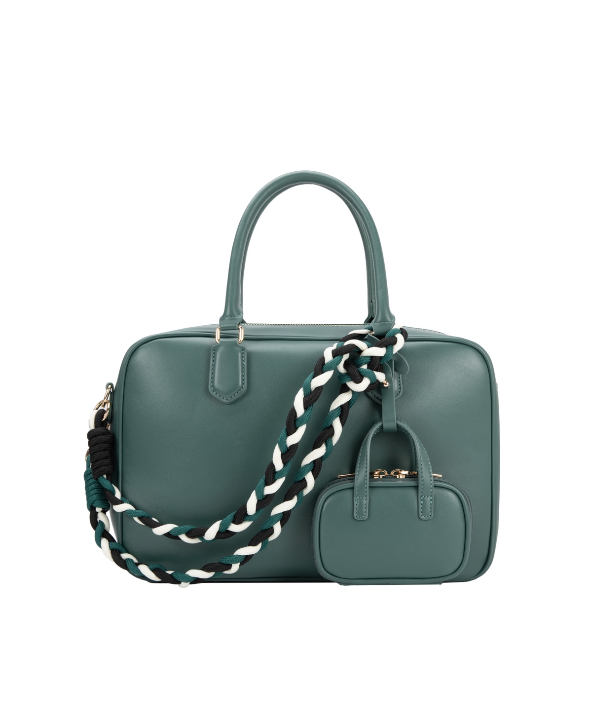 Melie Bianco Natasha Medium Top Handle Bag In Blue