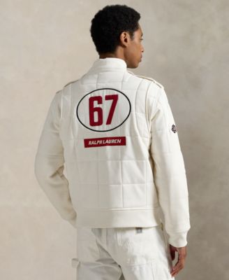 Мужская эластичная спортивная куртка Polo Ralph Lauren из двойного трикотажа