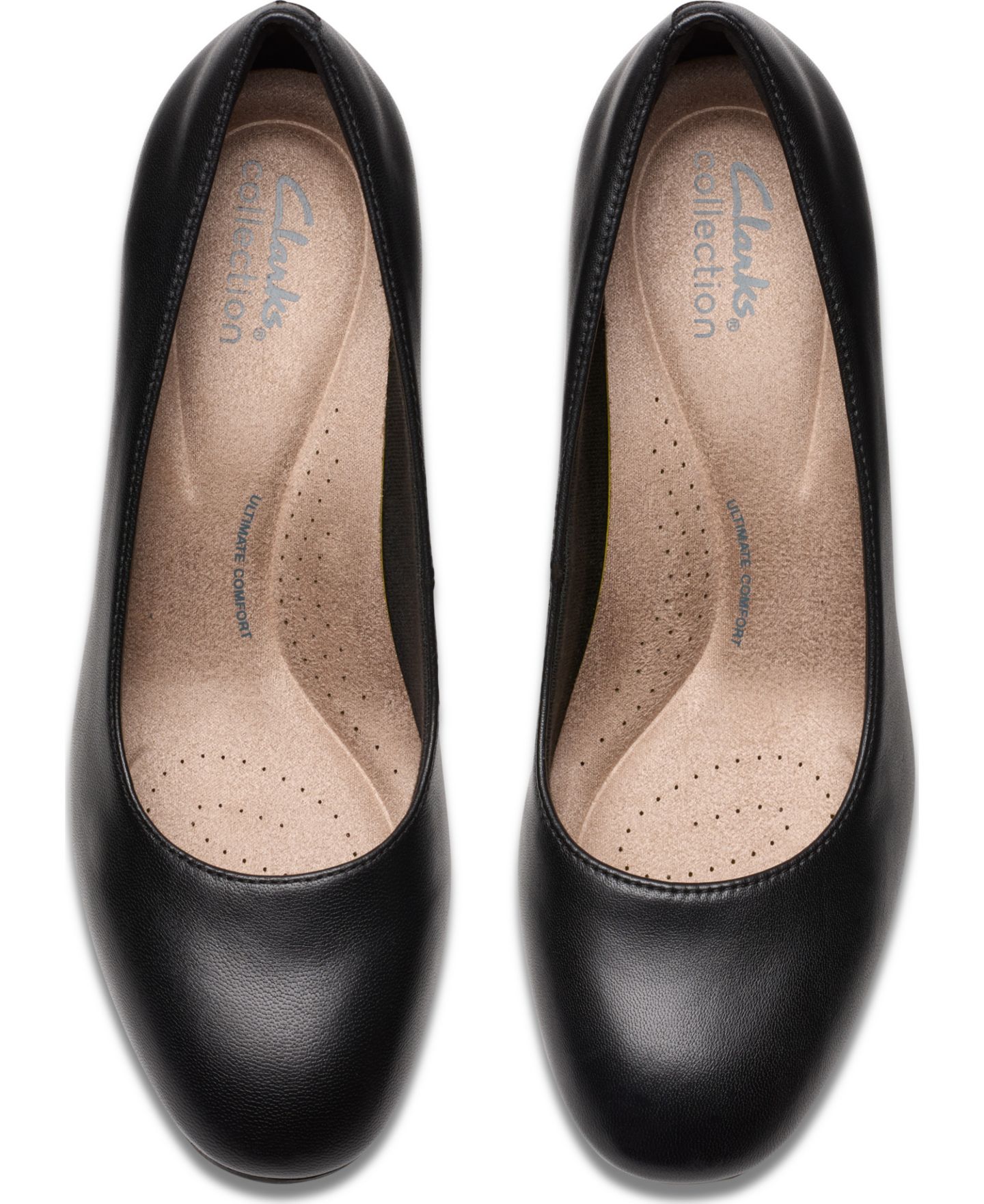 Женские туфли Clarks Collection Olivette Cultured Pearl Pumps, цвет: Чёрный кожаный — фото 4