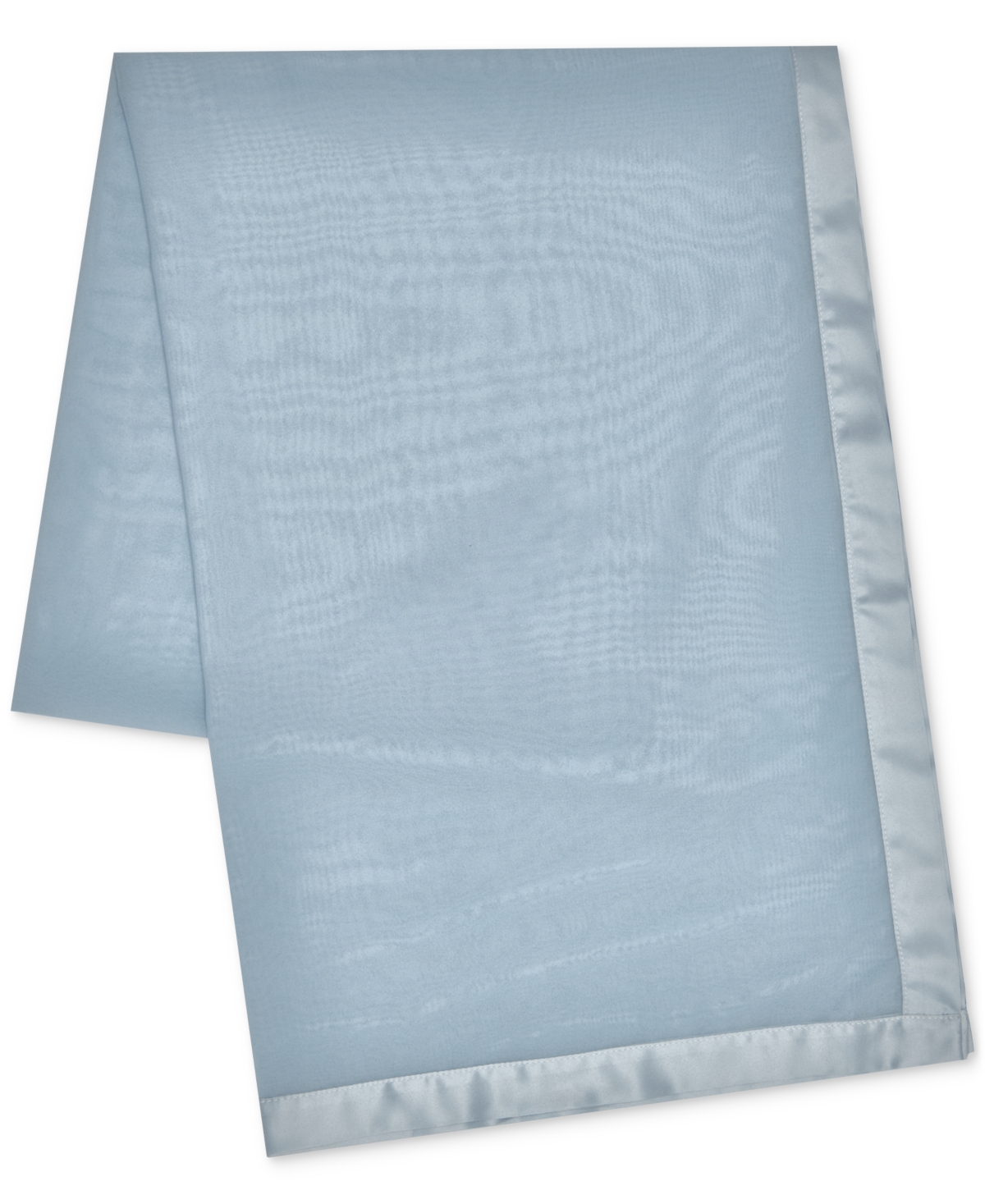 Calvin Klein Elegant Satin-trim Chiffon Evening Wrap In Blue