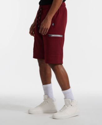 Men's Stitched Pockets Fleece Shorts