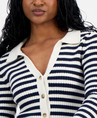 Women's Striped Cardigan