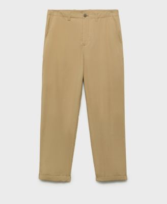 Men's Straight-Fit Cotton Pants