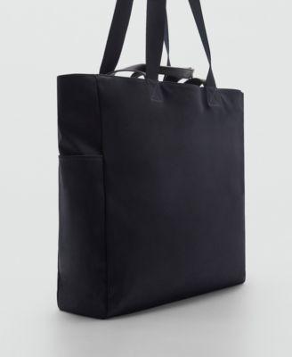 Мужская хлопчатобумажная сумка-тоут Mango с карманами