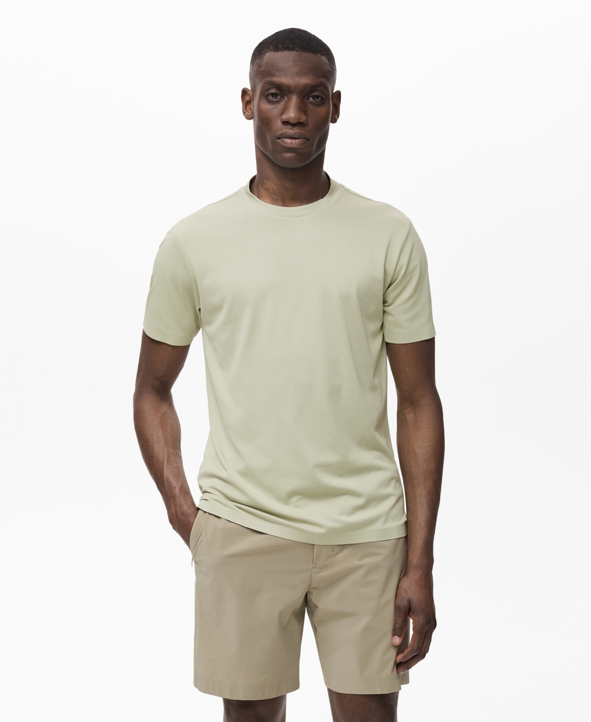 Men's Coolmax Slim-Fit T-Shirt - Mint Green