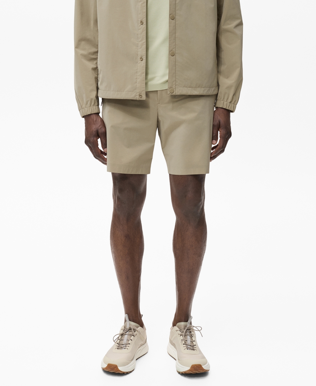 Men's Water-Repellent Bermuda Shorts - Khaki
