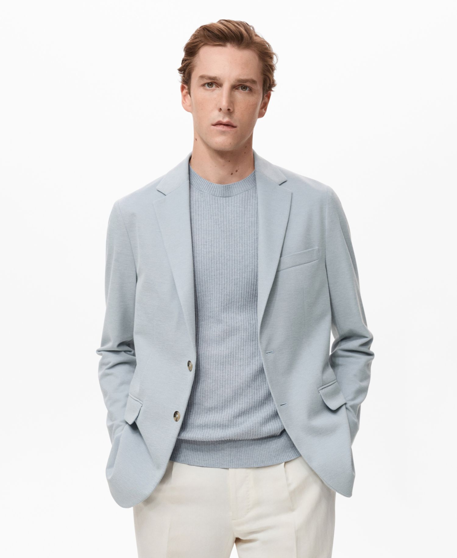 Men's Verner Slim Fit Cotton Blazer