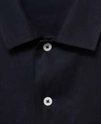 Men's Linen Lightweight Overshirt