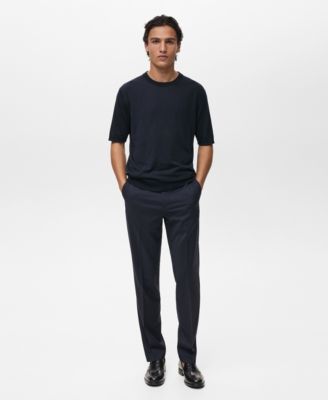 Мужская футболка Mango из тонкой трикотажной ткани с лиоцеллом