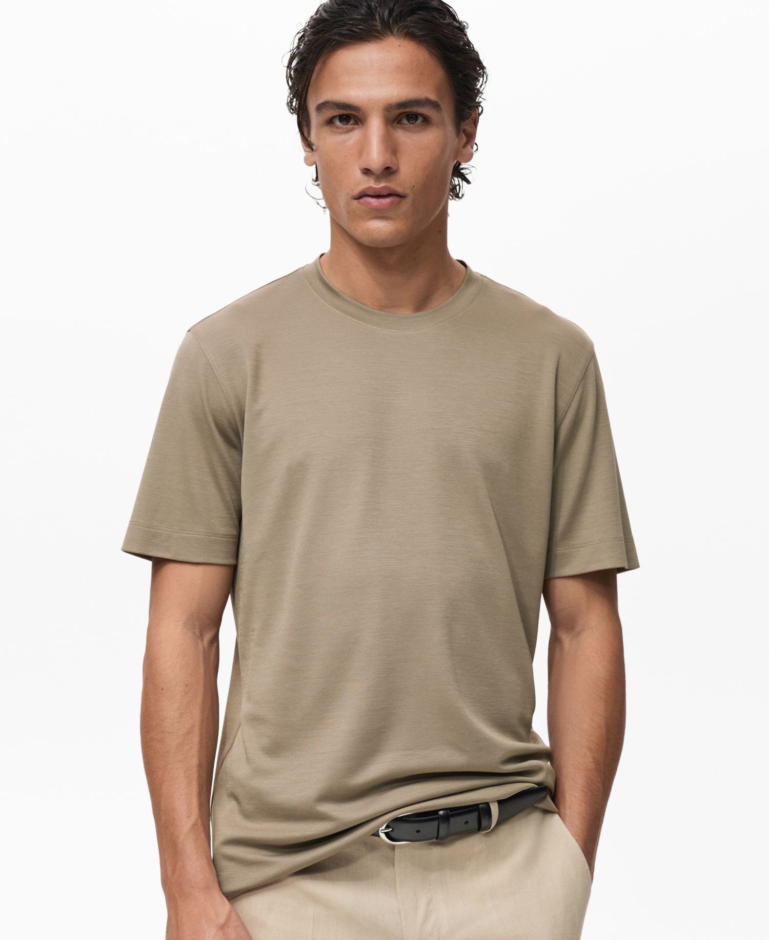 Men's Short-Sleeved Lyocell T-Shirt